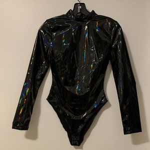 Long-sleeve Iridescent Bodysuit